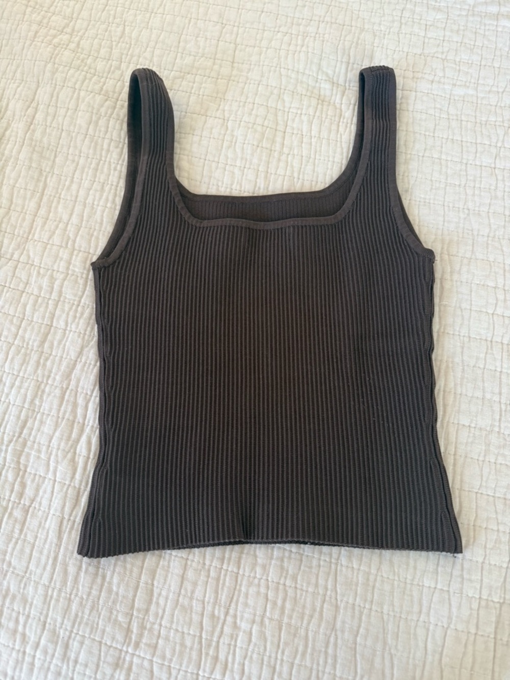 Aritzia Sculpt knit Brown top - XS